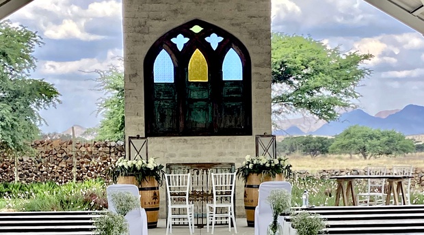 Outdoor Wedding Chapel Windhoek Namibia